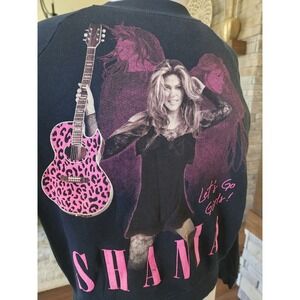 Daydreamer Shania Twain Lets Go Girls Graphic Sweatshirt Small Raglan